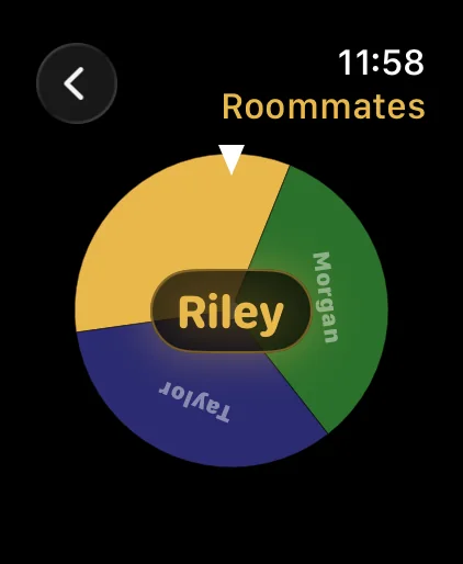 Spinner wheel of roommates landed on Riley